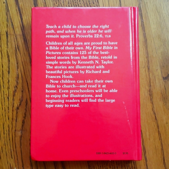 My First Bible In Pictures By Kenneth N. Taylor Hardcover Book - Picture 2 of 10